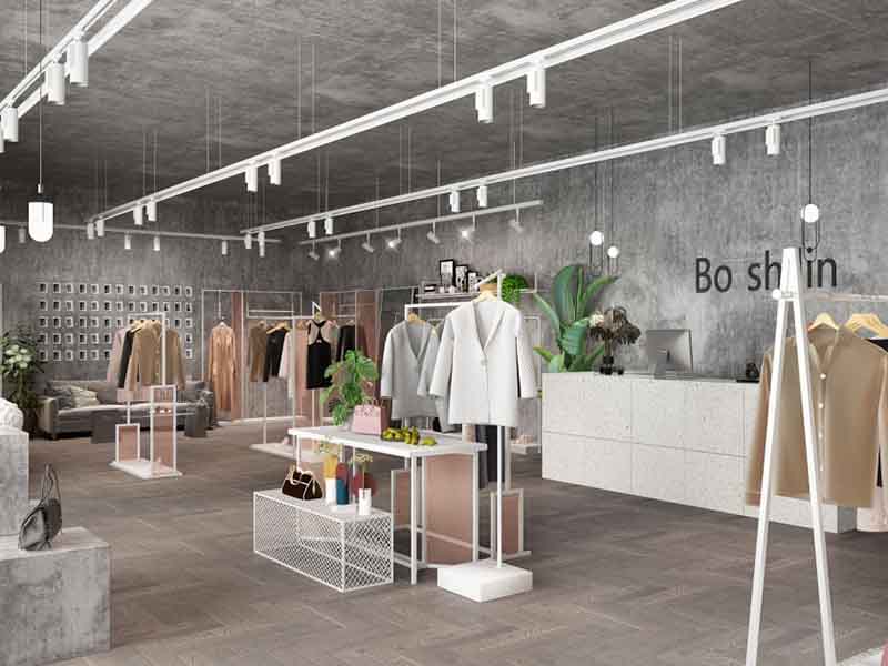 廣州從化區經典服裝店裝修設計圖